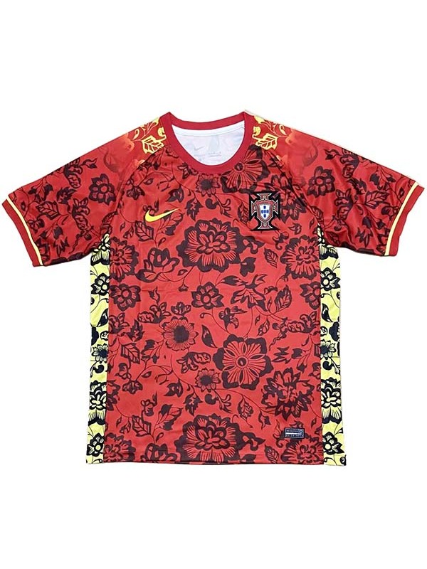 Portugal maillot de football en édition limitée du version spéciale uniforme rouge kit de football pour hommes chemise de sport 2024-2025